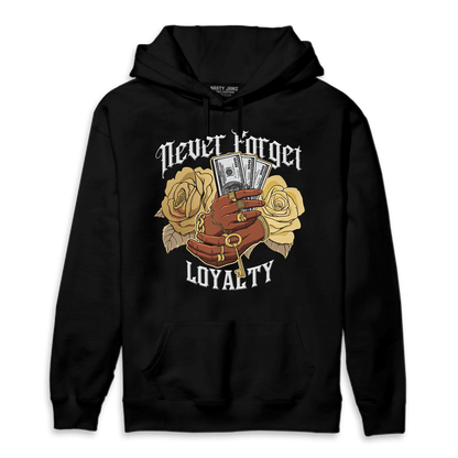 High OG Metallic Gold 1s Hoodie Match Never Forget Loyalty - NastyJamz