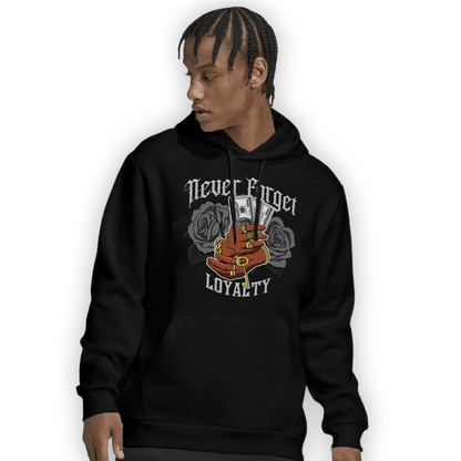 Retro High OG Black White 1s Hoodie Match Never Forget Loyalty - NastyJamz