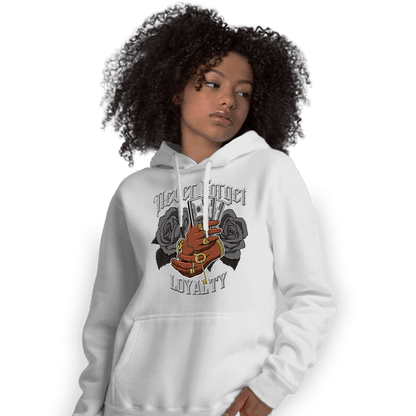 Retro High OG Black White 1s Hoodie Match Never Forget Loyalty - NastyJamz
