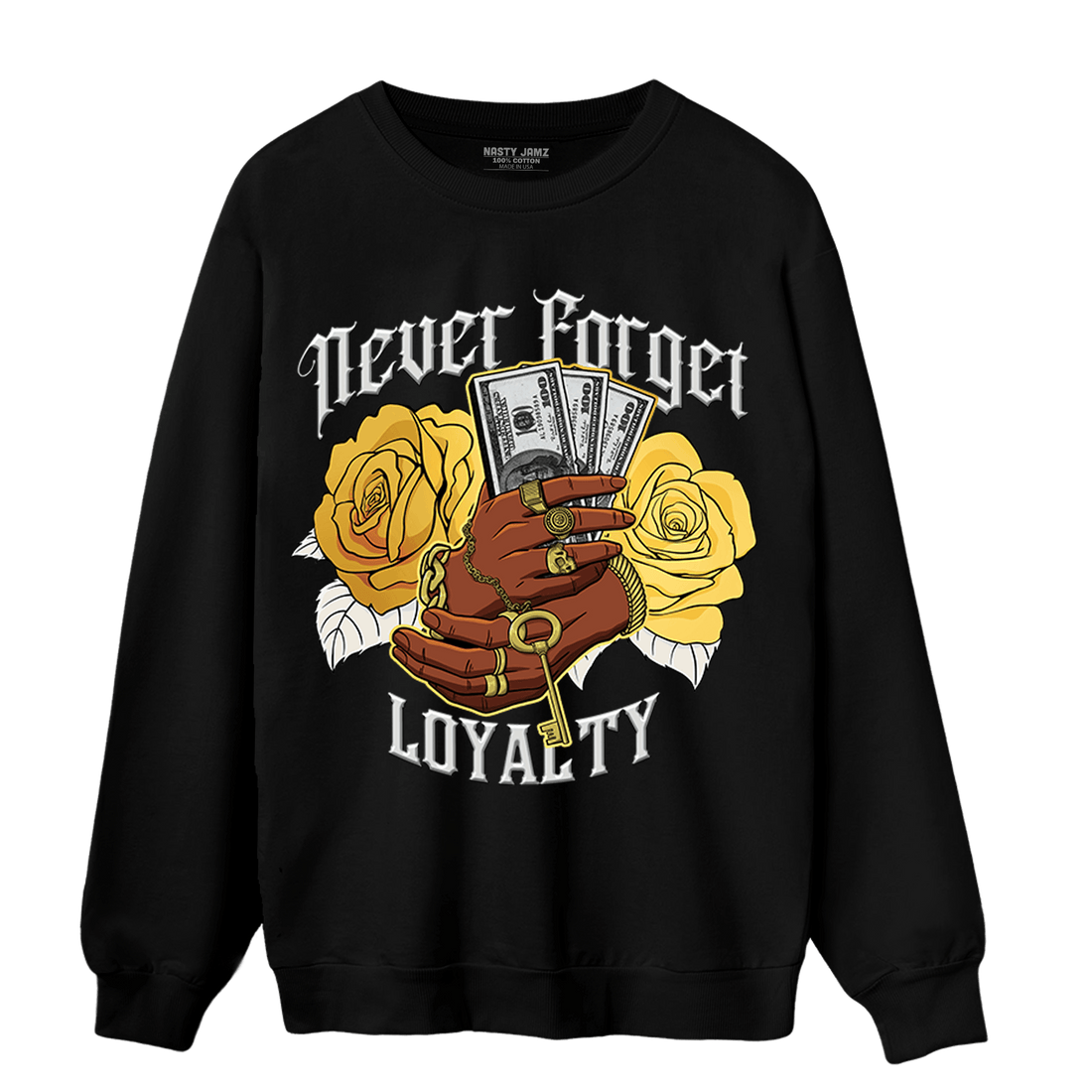 Sail 4s Sweatshirt Match Never Forget Loyalty - NastyJamz