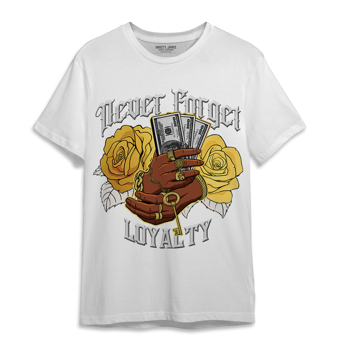 Sail 4s T Shirt Match Never Forget Loyalty - NastyJamz