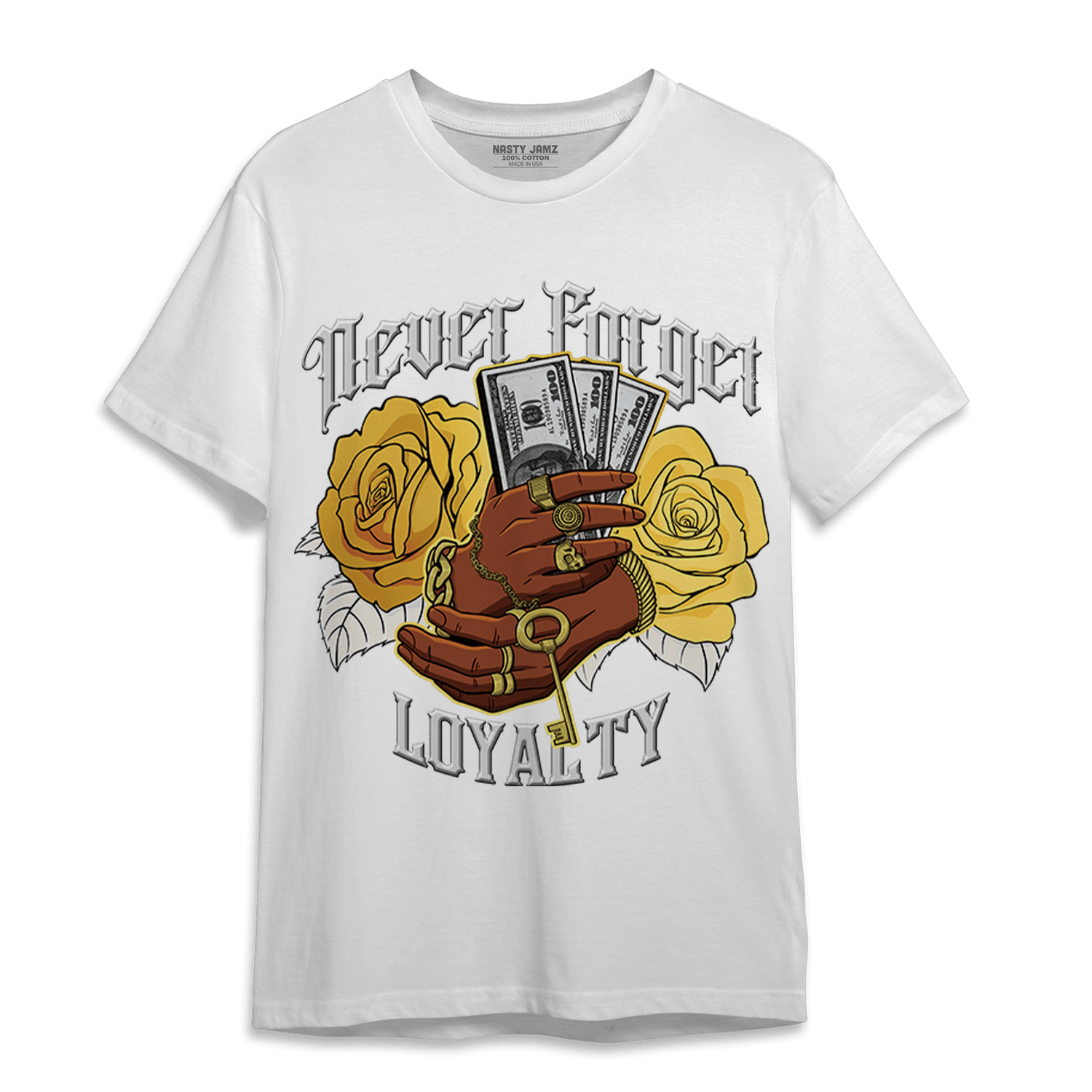Sail 4s T Shirt Match Never Forget Loyalty - NastyJamz