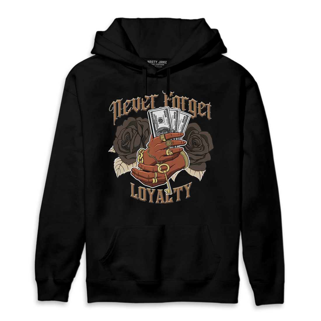 Jumpman Jack Hoodie Match Never Forget Loyalty - NastyJamz