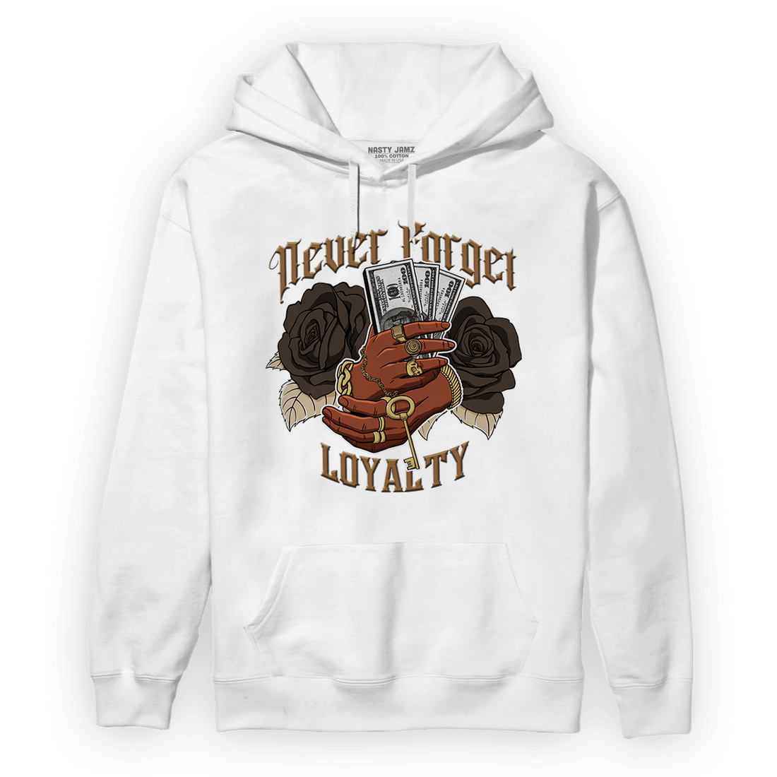 Jumpman Jack Hoodie Match Never Forget Loyalty - NastyJamz