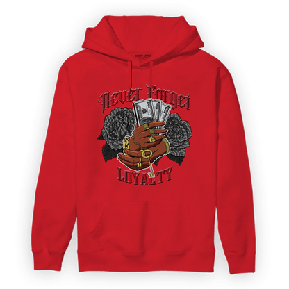 Spizike Low Bred Hoodie Match Never Forget Loyalty - NastyJamz
