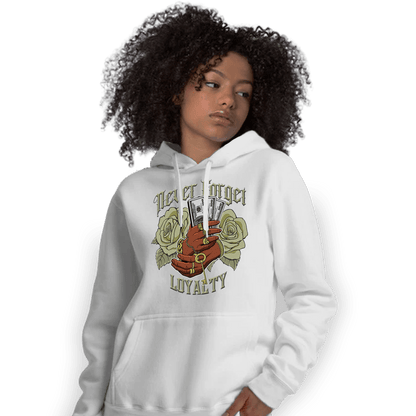 Yeezy Slide Resin Hoodie Match Never Forget Loyalty - NastyJamz