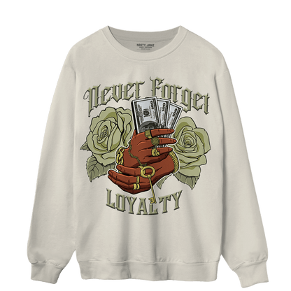 Yeezy Slide Resin Sweatshirt Match Never Forget Loyalty - NastyJamz