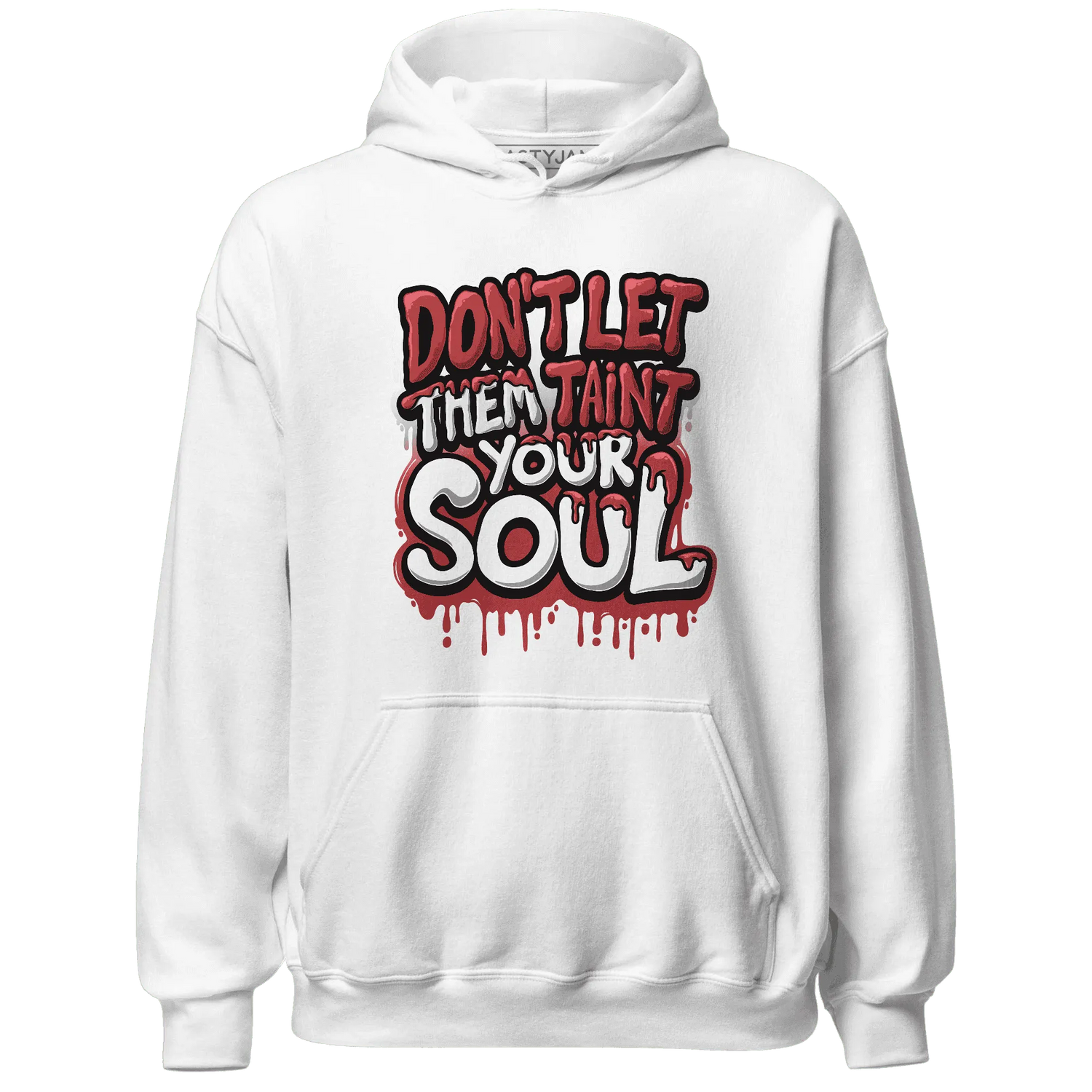 Black-Toe-Reimagined-Red-White-1s-NastyJamz-Hoodie-Match-Never-Taint-Your-Soul
