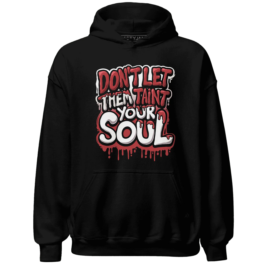 Black-Toe-Reimagined-Red-White-1s-NastyJamz-Hoodie-Match-Never-Taint-Your-Soul