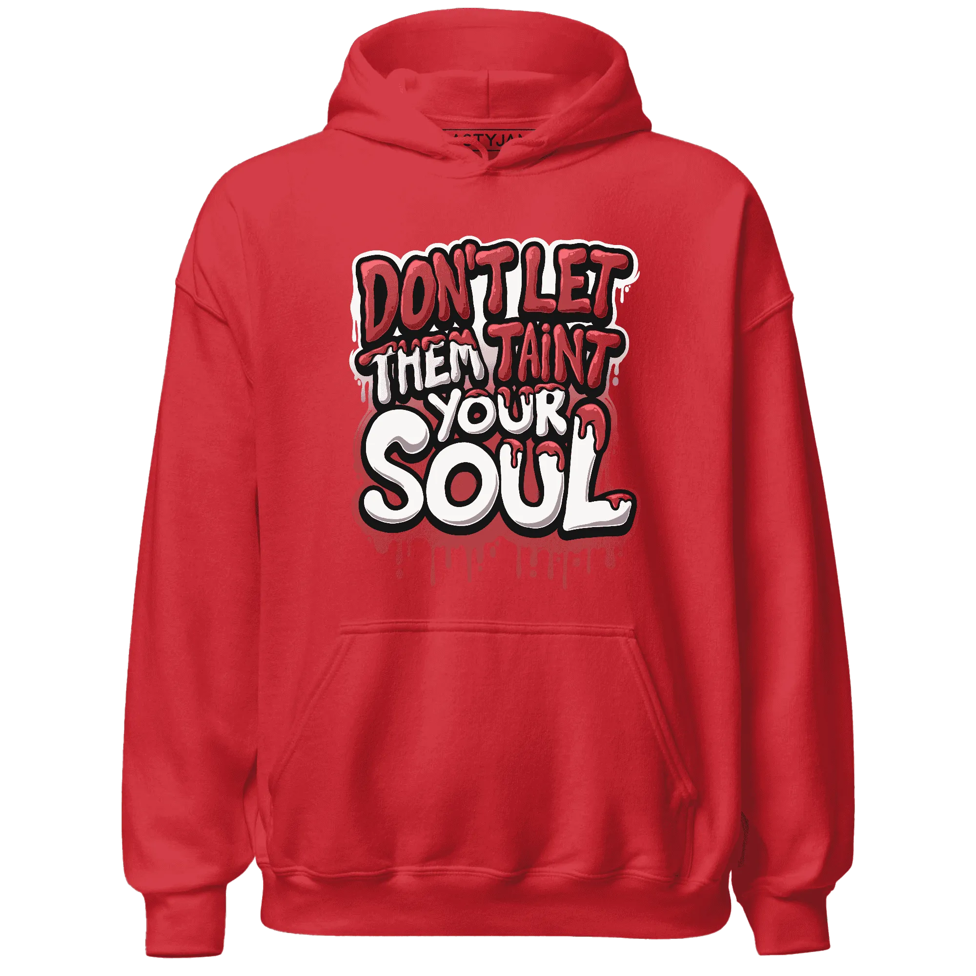 Black-Toe-Reimagined-Red-White-1s-NastyJamz-Hoodie-Match-Never-Taint-Your-Soul