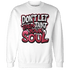 High 85 Metallic Burgundy 1s Sweatshirt Match Never Taint Your Soul - NastyJamz
