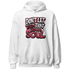 High 85 Metallic Burgundy 1s Hoodie Match Never Taint Your Soul - NastyJamz