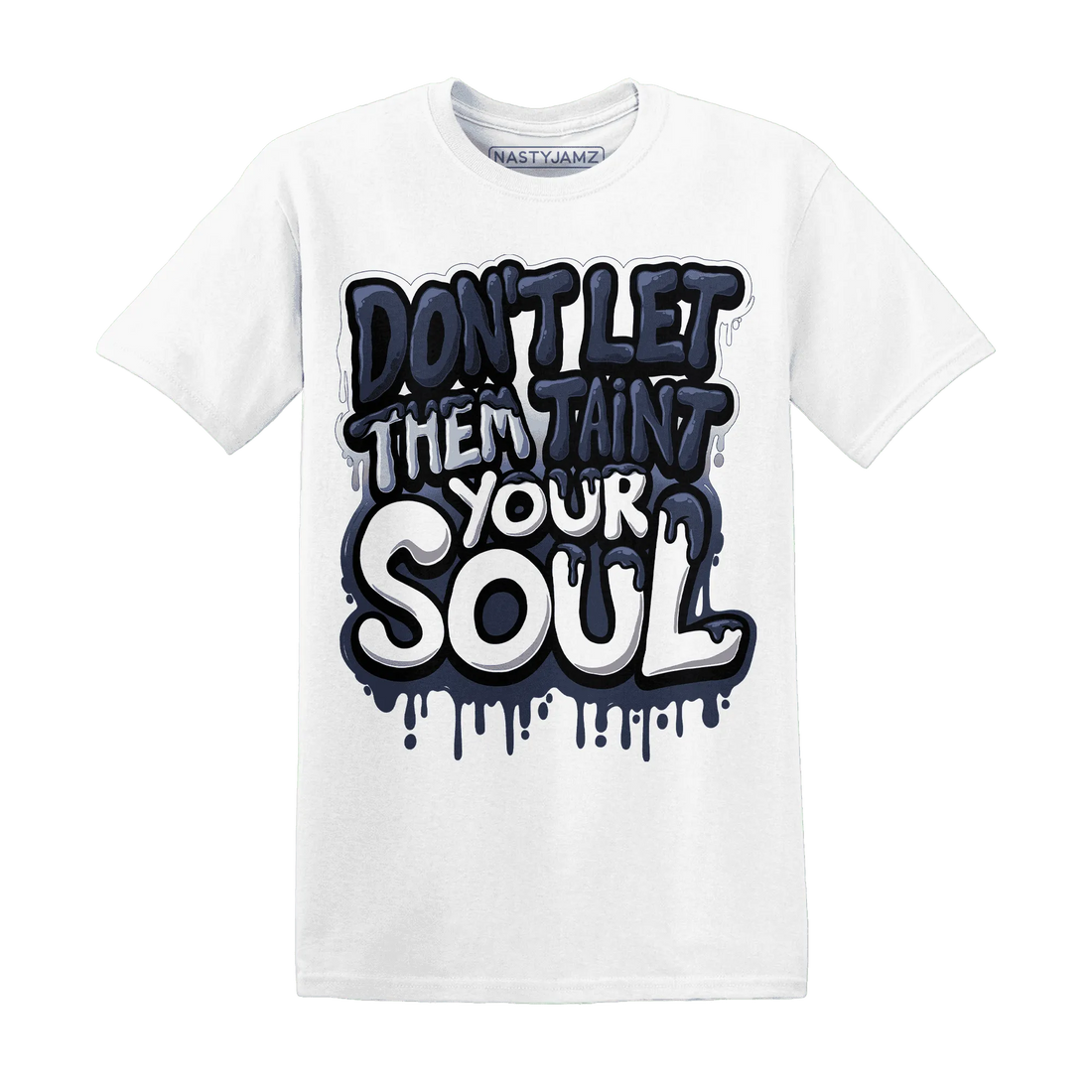 White-Navy-6s-T-Shirt-Match-Never-Taint-Your-Soul