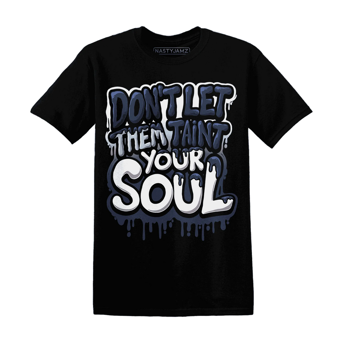 White-Navy-6s-T-Shirt-Match-Never-Taint-Your-Soul