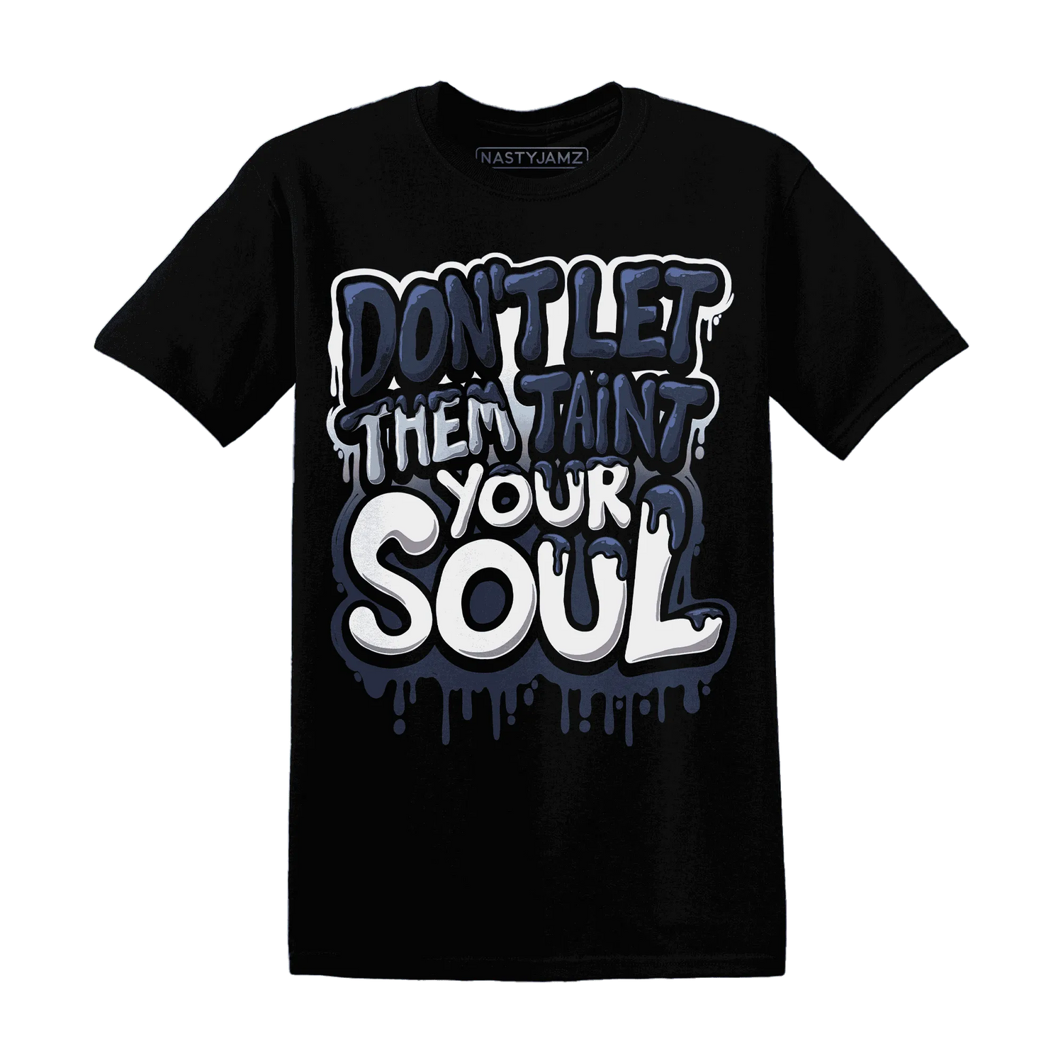White-Navy-6s-T-Shirt-Match-Never-Taint-Your-Soul