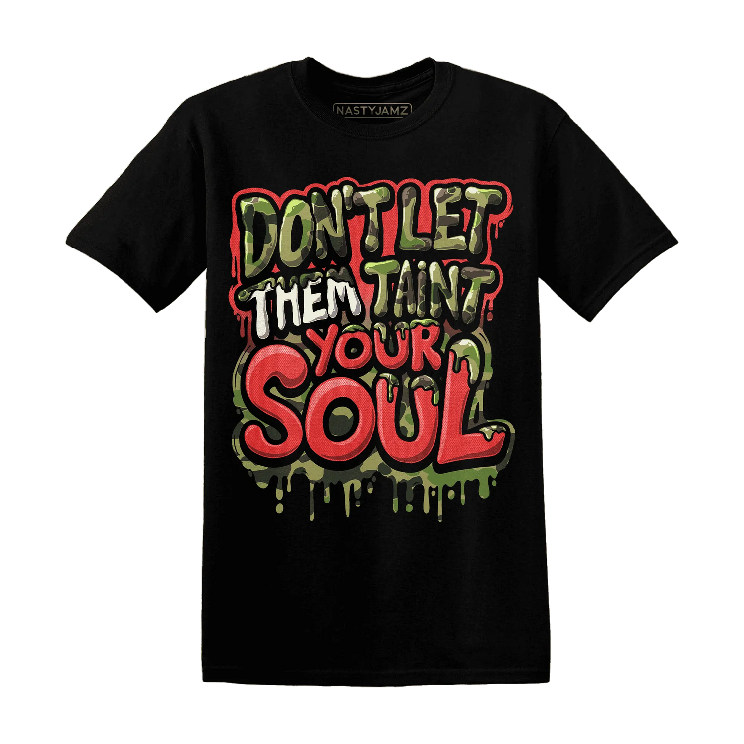 AM-90-Dark-Sage-Solar-Red-NastyJamz-T-Shirt-Match-Never-Taint-Your-Soul