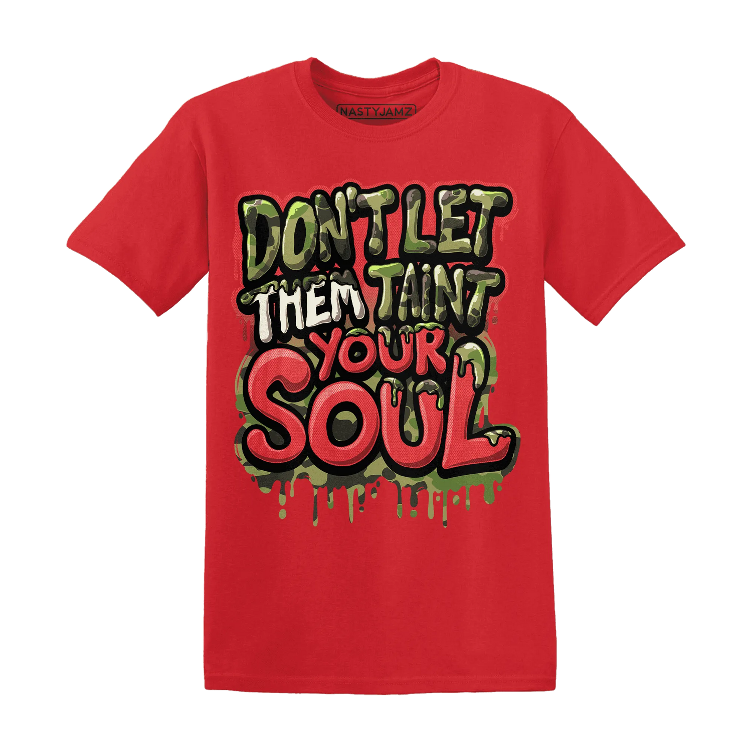 AM-90-Dark-Sage-Solar-Red-NastyJamz-T-Shirt-Match-Never-Taint-Your-Soul
