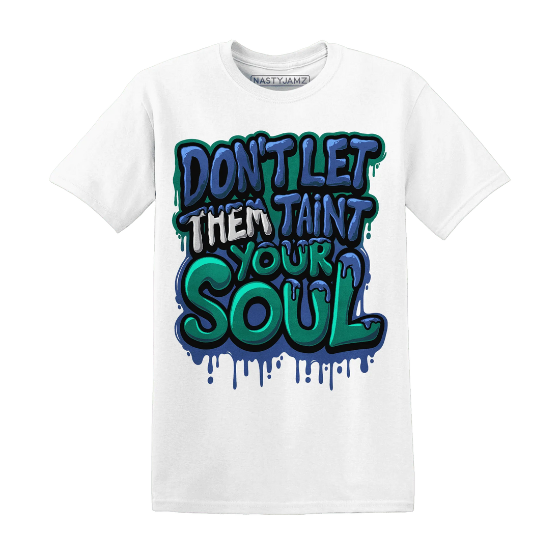 Dunk-Hyper-Royal-Malachite-NastyJamz-T-Shirt-Match-Never-Taint-Your-Soul