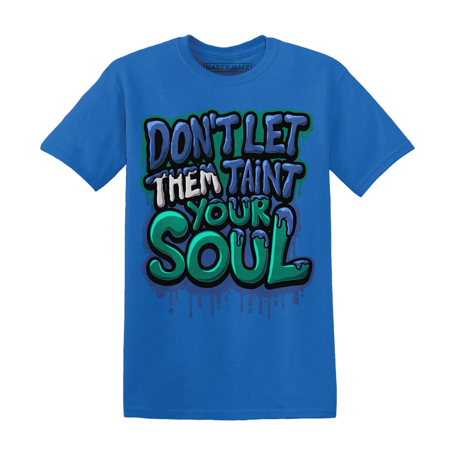 Dunk-Hyper-Royal-Malachite-NastyJamz-T-Shirt-Match-Never-Taint-Your-Soul
