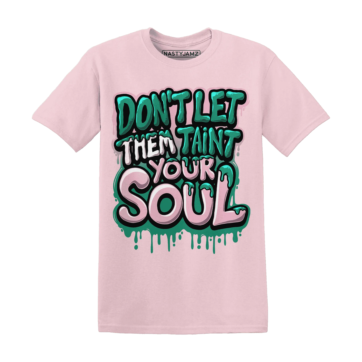 NastyJamz-Dunk-Pink-Malachite-Medium-Soft-Low-Sail-T-Shirt-Match-Never-Taint-Your-Soul