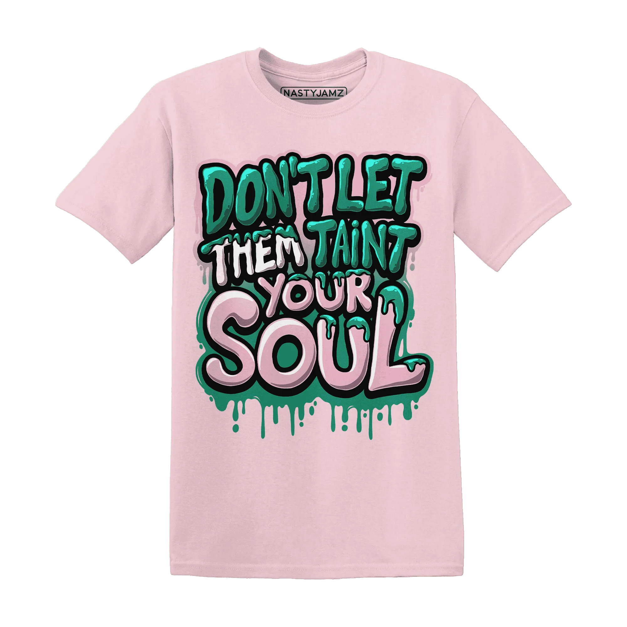 NastyJamz-Dunk-Pink-Malachite-Medium-Soft-Low-Sail-T-Shirt-Match-Never-Taint-Your-Soul