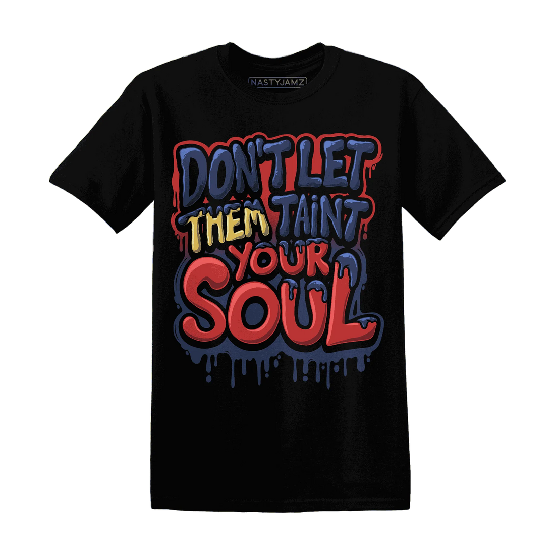 VaporMax-Air-Plus-Midnight-Navy-Gold-Black-NastyJamz-T-Shirt-Match-Never-Taint-Your-Soul