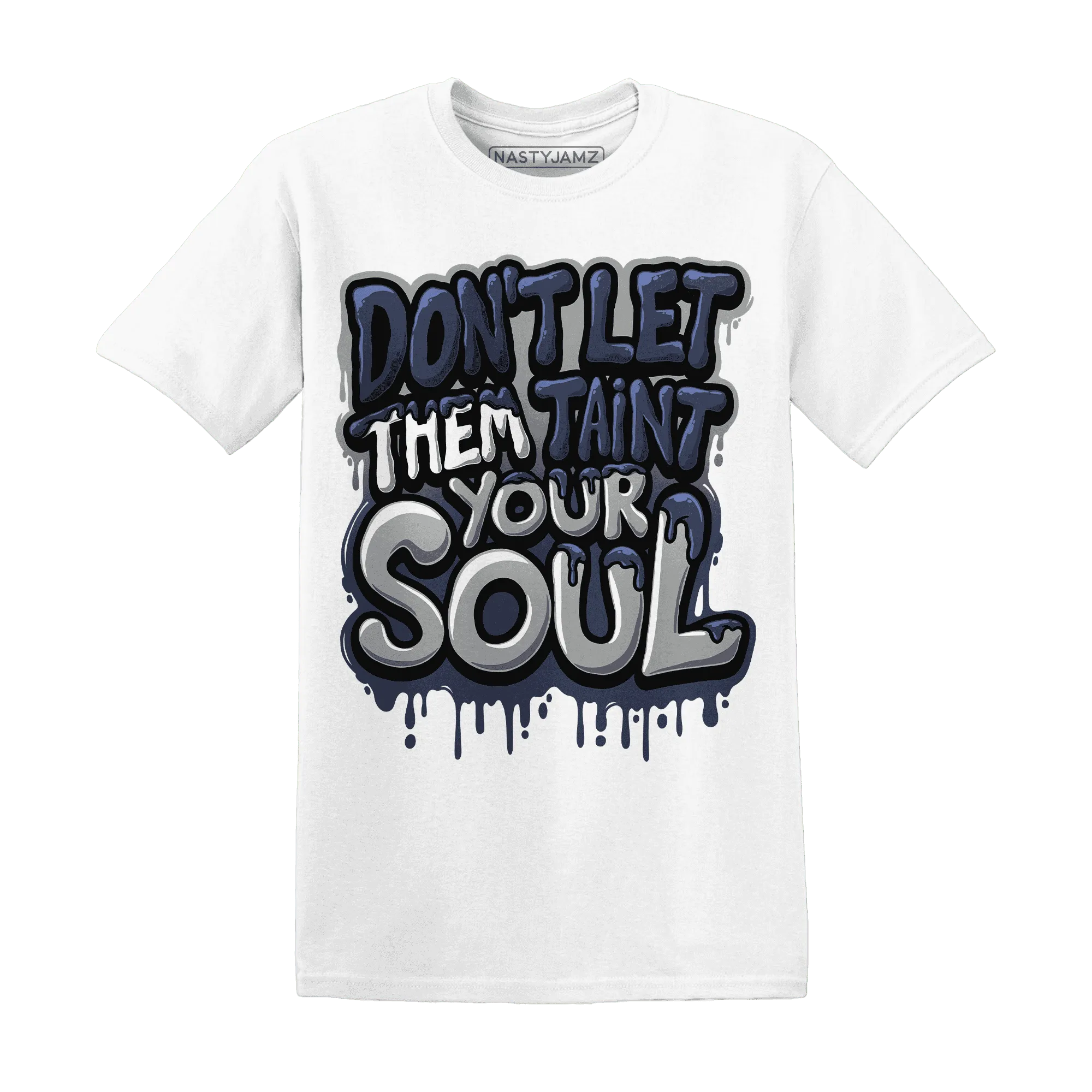 VaporMax-Plus-Midnight-Navy-White-Metallic-Silver-NastyJamz-T-Shirt-Match-Never-Taint-Your-Soul