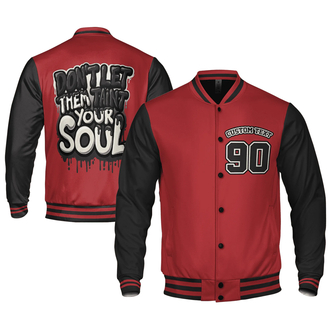 Black-Toe-Reimagined-Red-White-1s-NastyJamz-Varsity-Match-Never-Taint-Your-Soul