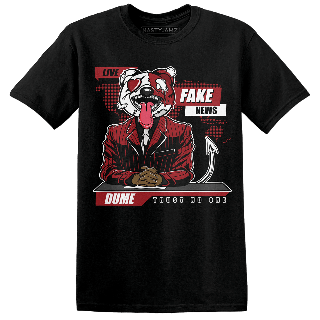 Retro Red Taxi 12s T Shirt Match News Presenter BER - NastyJamz