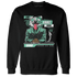 High OG Green Glow 1s Sweatshirt Match News Presenter BER - NastyJamz