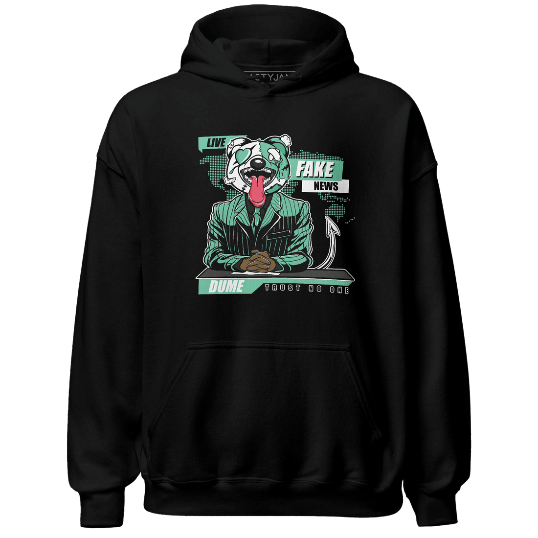 High OG Green Glow 1s Hoodie Match News Presenter BER - NastyJamz