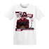 High White Team Red 1s T Shirt Match News Presenter BER - NastyJamz