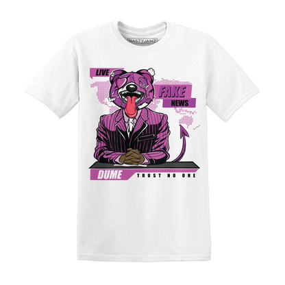 GS Hyper Violet 4s T Shirt Match News Presenter BER - NastyJamz