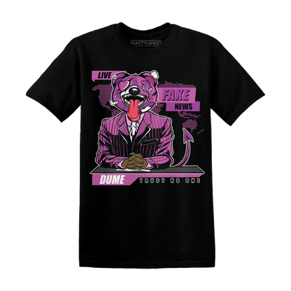 GS Hyper Violet 4s T Shirt Match News Presenter BER - NastyJamz
