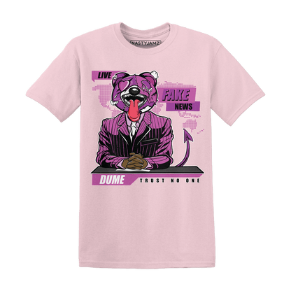 GS Hyper Violet 4s T Shirt Match News Presenter BER - NastyJamz