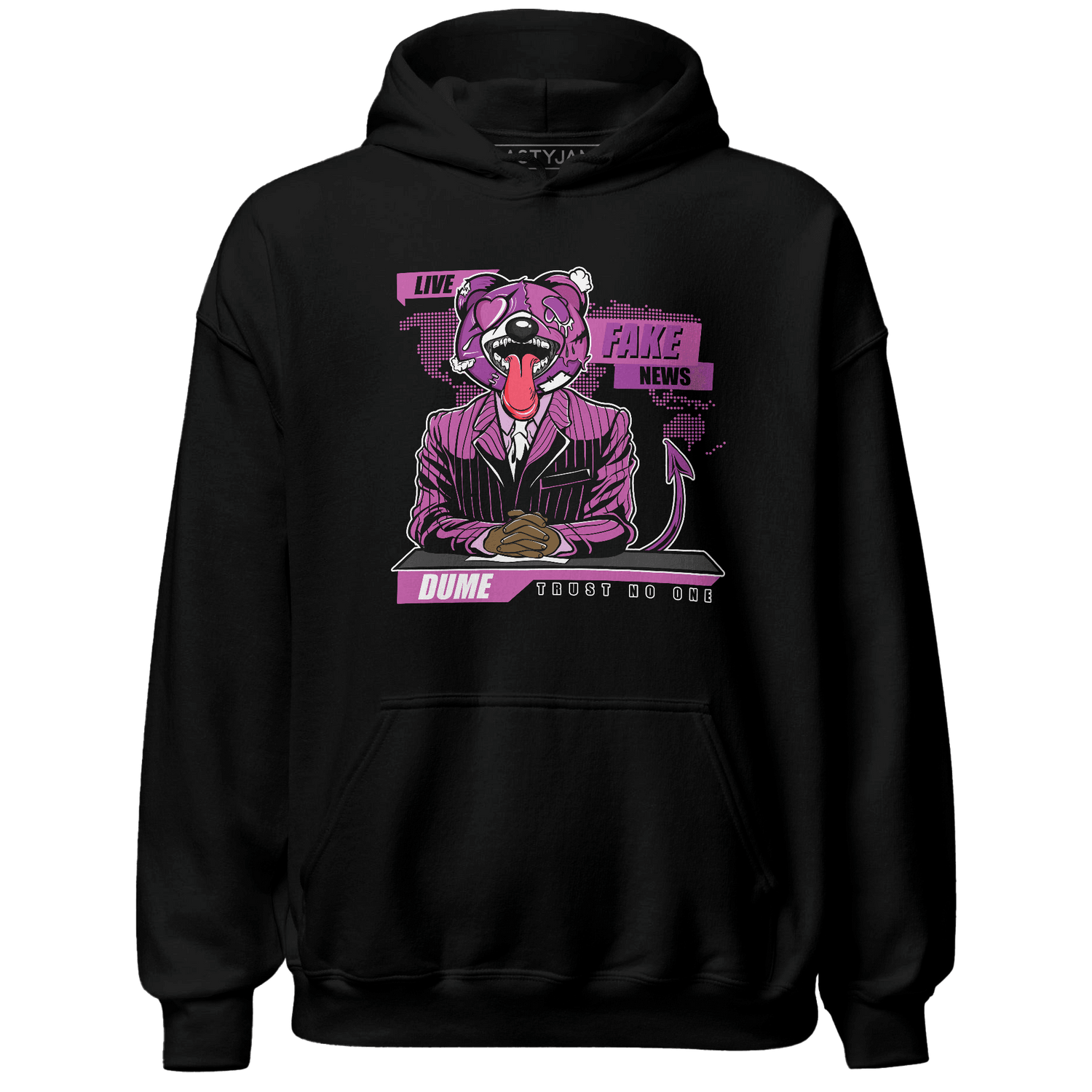 GS Hyper Violet 4s Hoodie Match News Presenter BER - NastyJamz