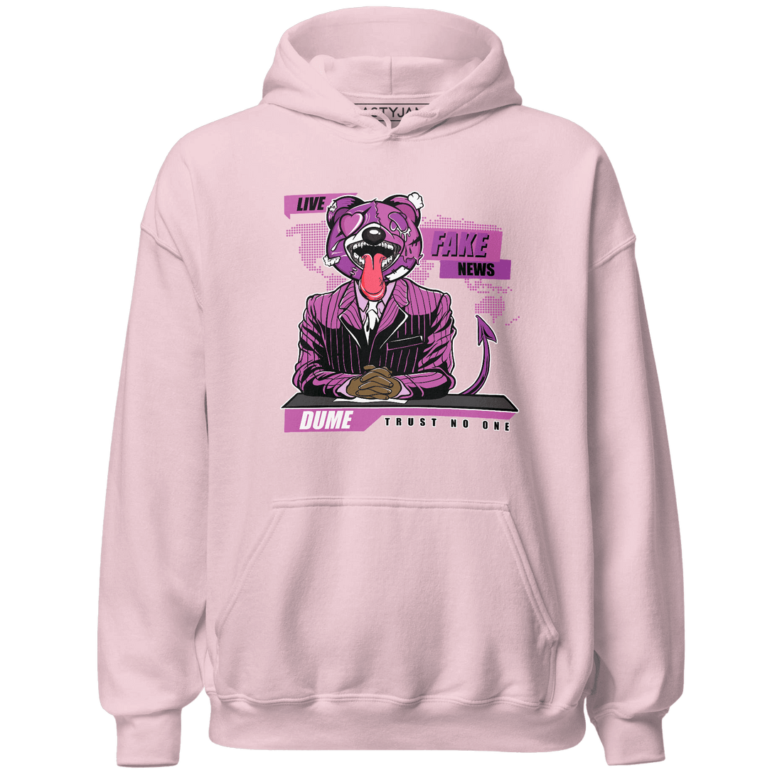 GS Hyper Violet 4s Hoodie Match News Presenter BER - NastyJamz