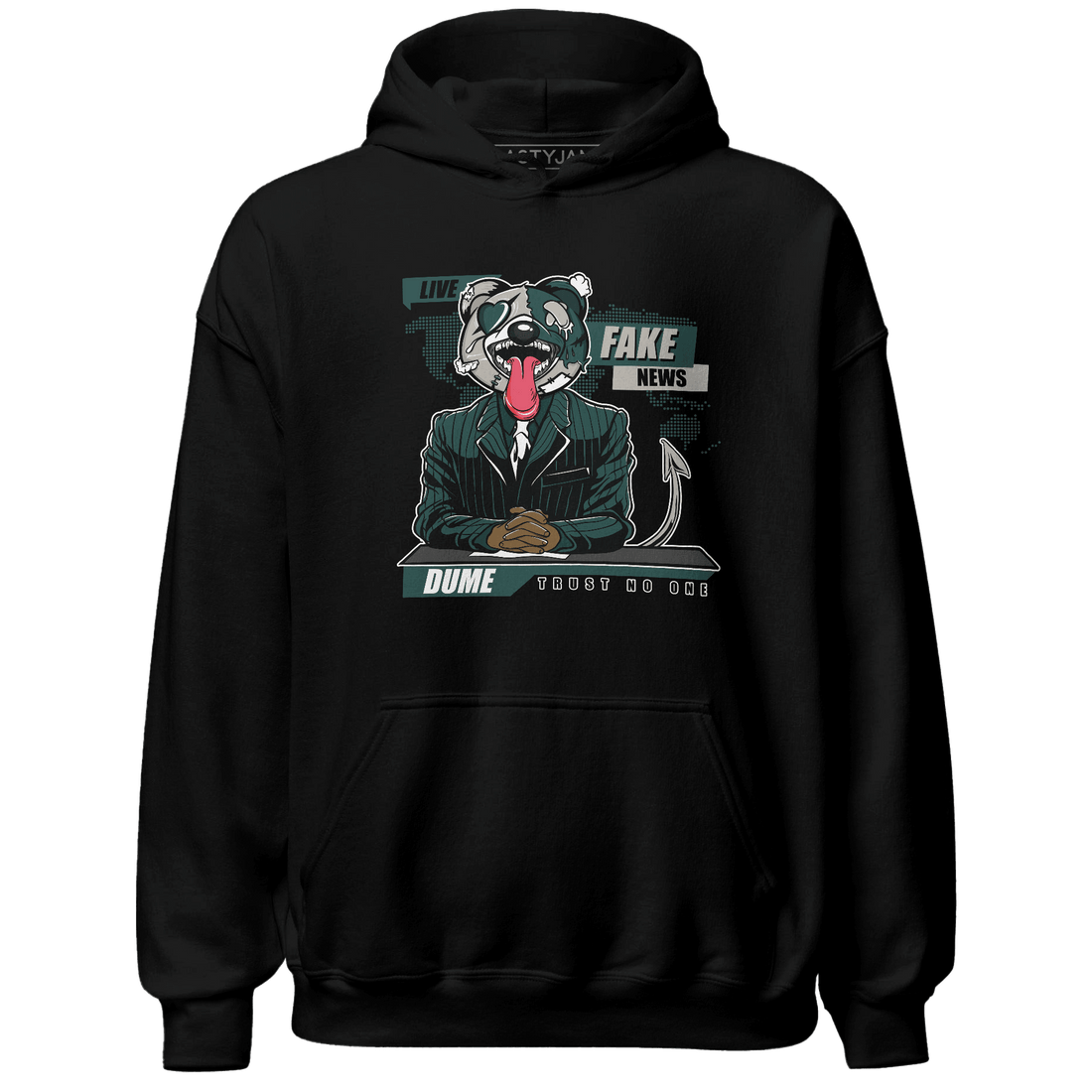 Oxidized Green 4s Hoodie Match News Presenter BER - NastyJamz