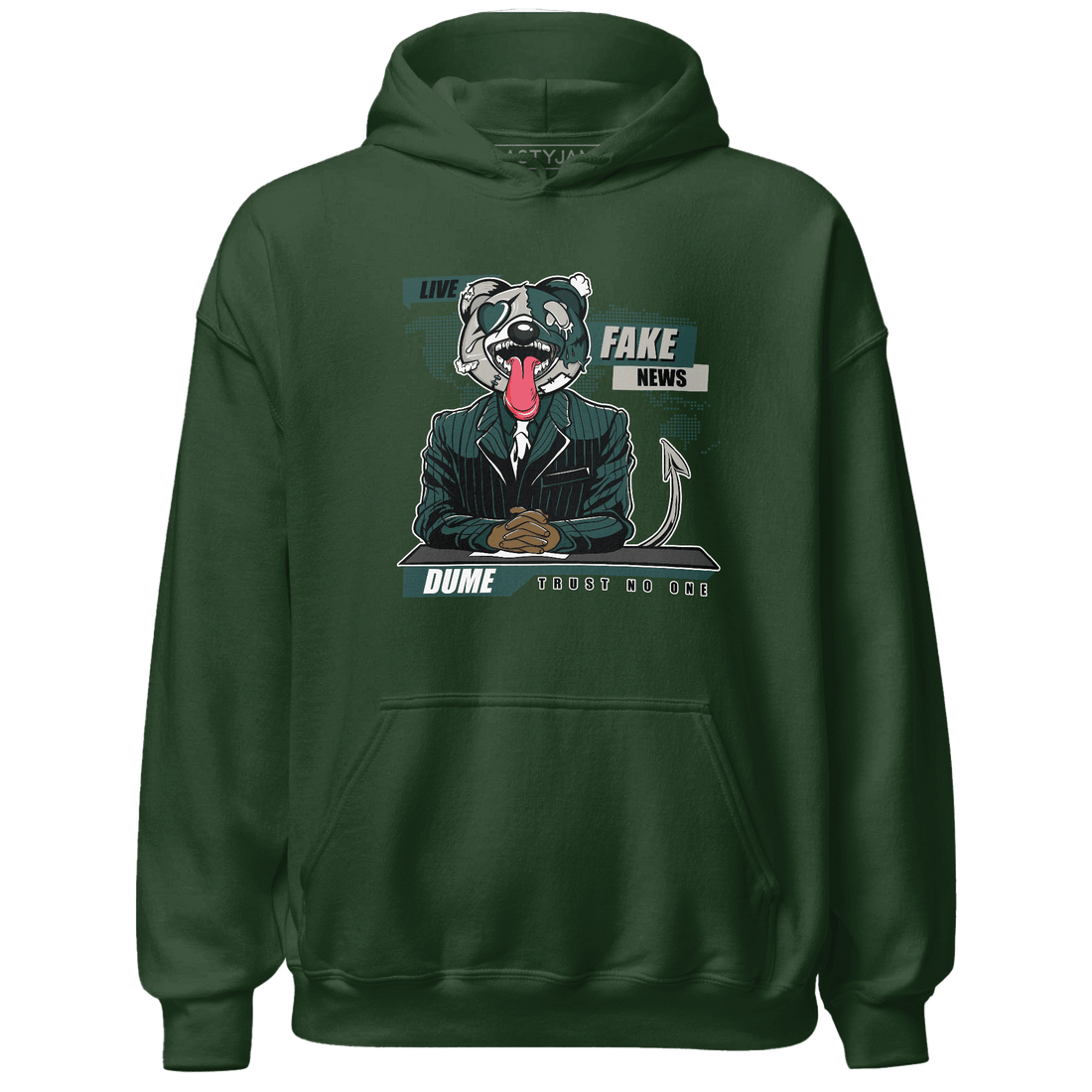 Oxidized Green 4s Hoodie Match News Presenter BER - NastyJamz