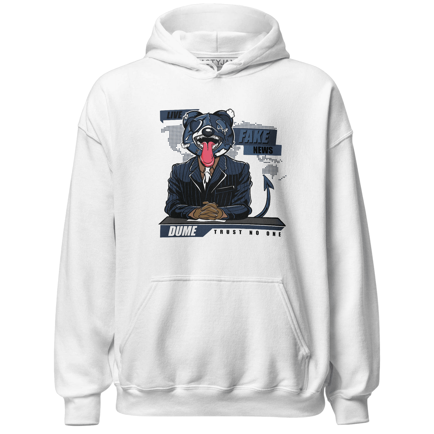 AM 1 86 Jackie Robinson Hoodie Match News Presenter BER - NastyJamz