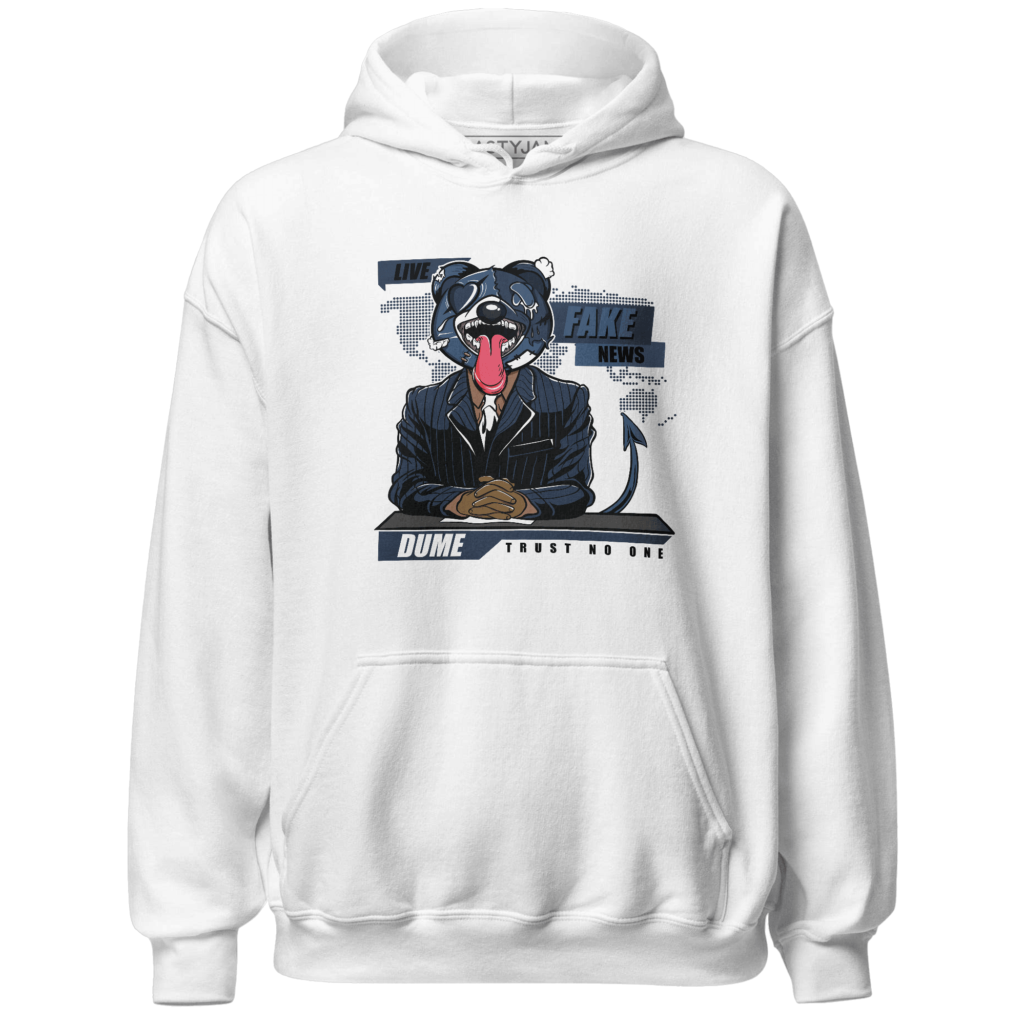 AM 1 86 Jackie Robinson Hoodie Match News Presenter BER - NastyJamz