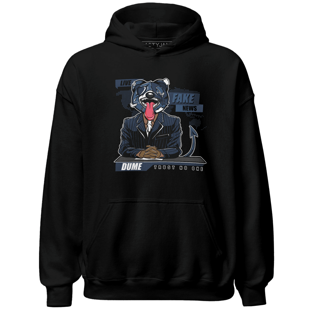 AM 1 86 Jackie Robinson Hoodie Match News Presenter BER - NastyJamz