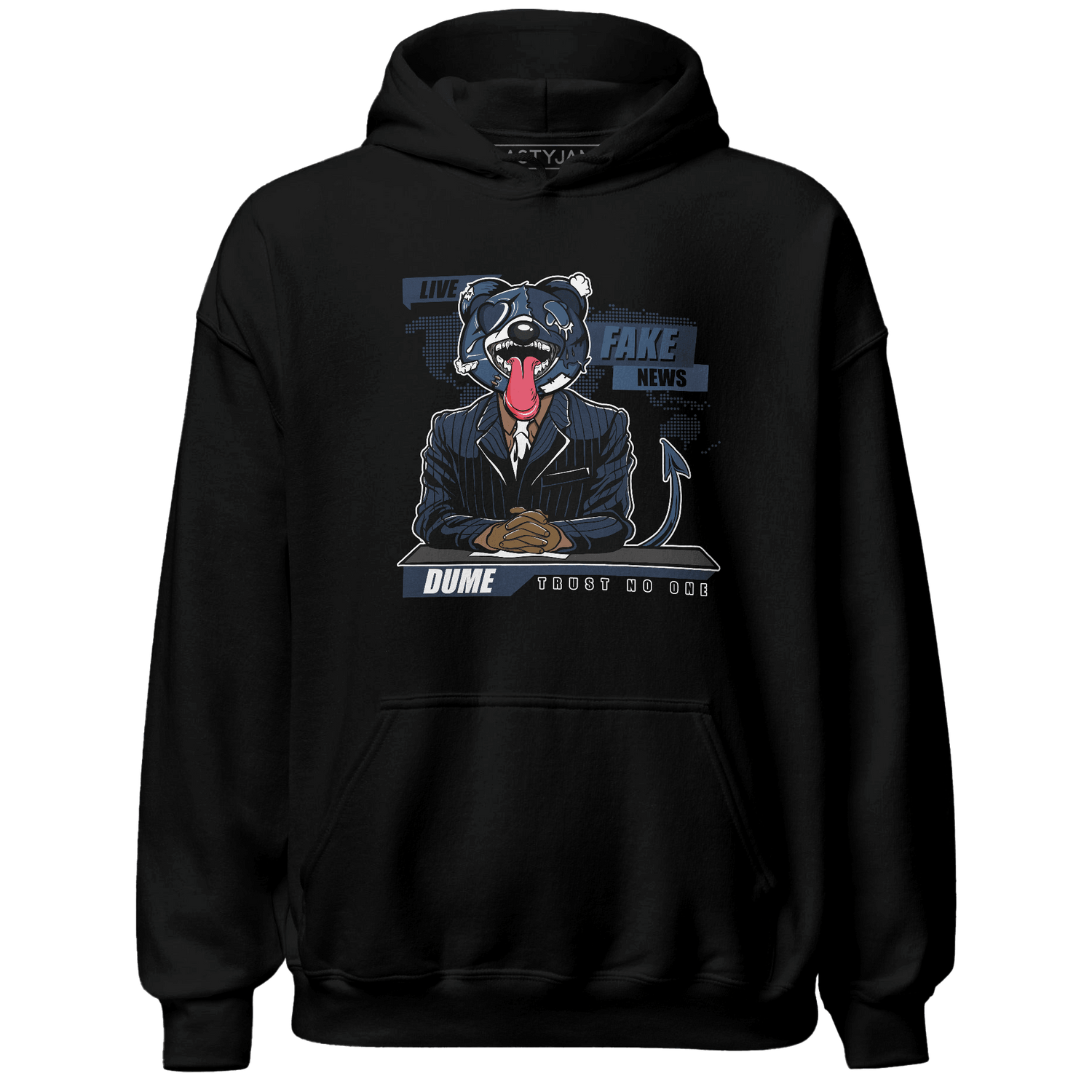 AM 1 86 Jackie Robinson Hoodie Match News Presenter BER - NastyJamz