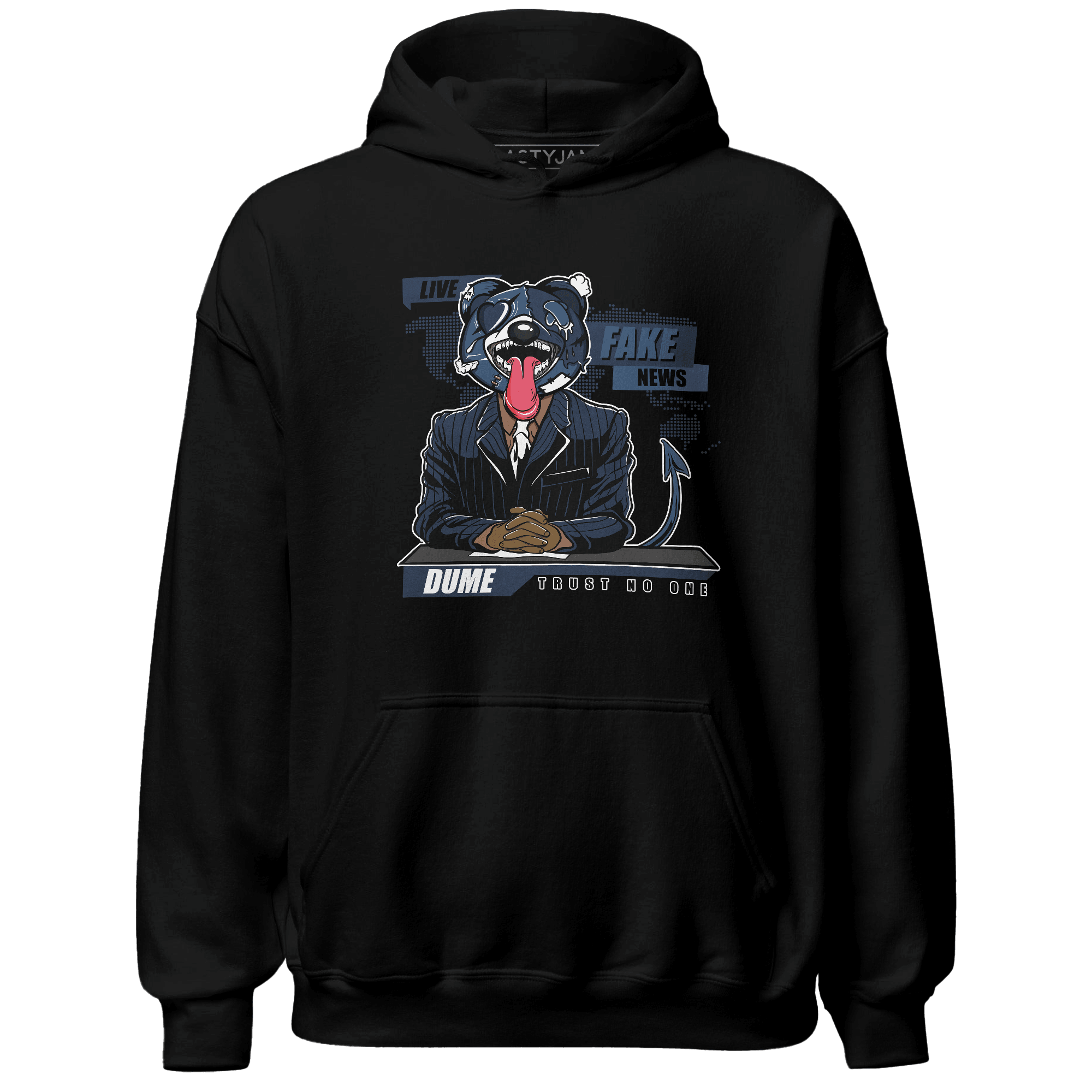 AM 1 86 Jackie Robinson Hoodie Match News Presenter BER - NastyJamz