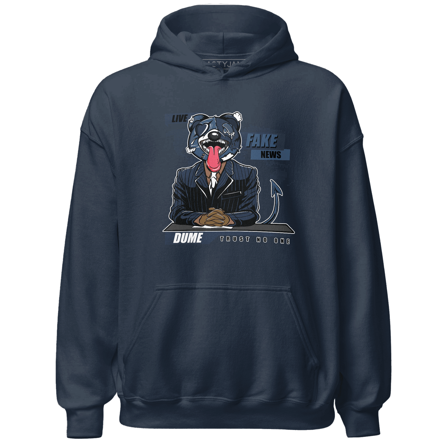 AM 1 86 Jackie Robinson Hoodie Match News Presenter BER - NastyJamz