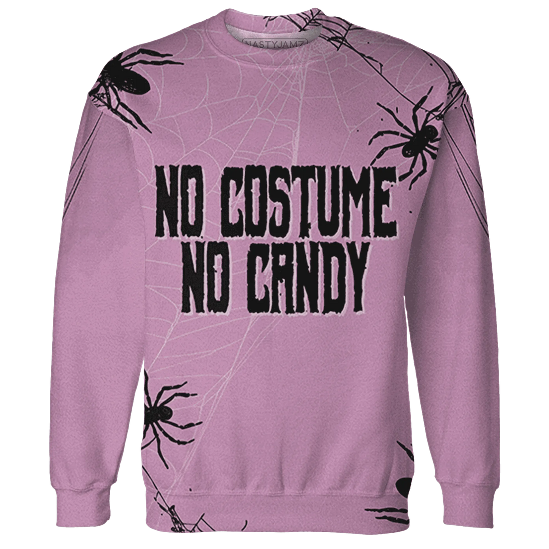 Orchid-Neutral-Grey-Black-White-4s-NastyJamz-Sweatshirt-Match-No-Costume-No-Candy-3D