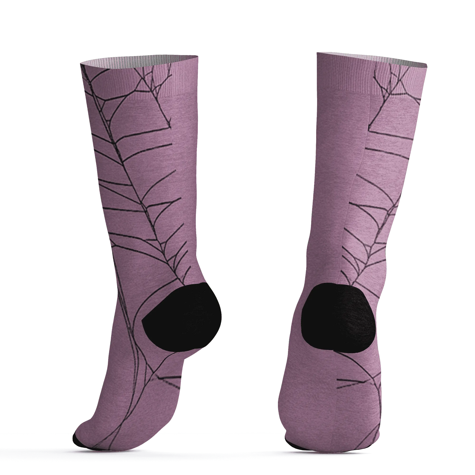 Orchid-Neutral-Grey-Black-White-4s-NastyJamz-Socks-Match-No-Costume-No-Candy-3D