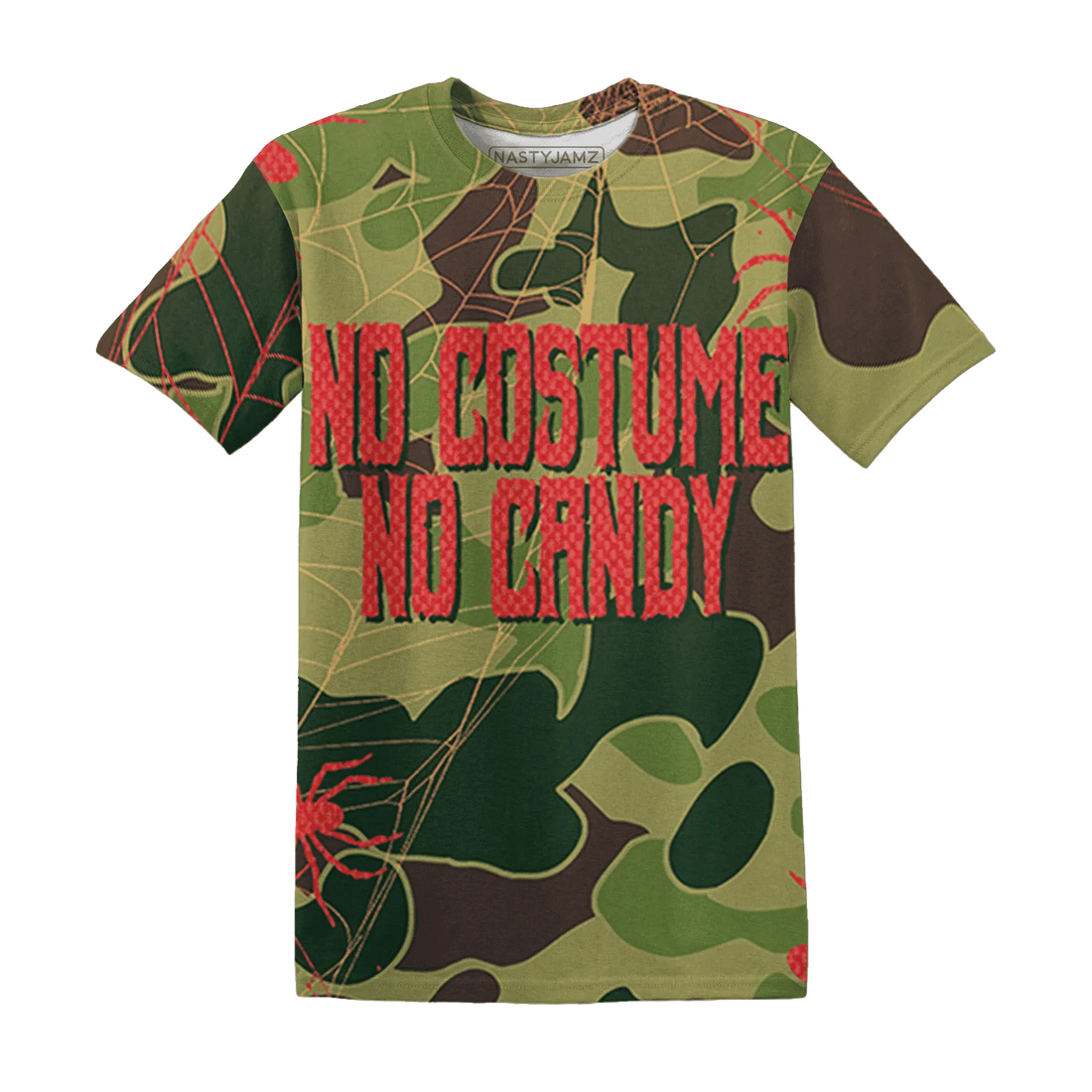 AM-90-Dark-Sage-Solar-Red-NastyJamz-T-Shirt-Match-No-Costume-No-Candy-3D