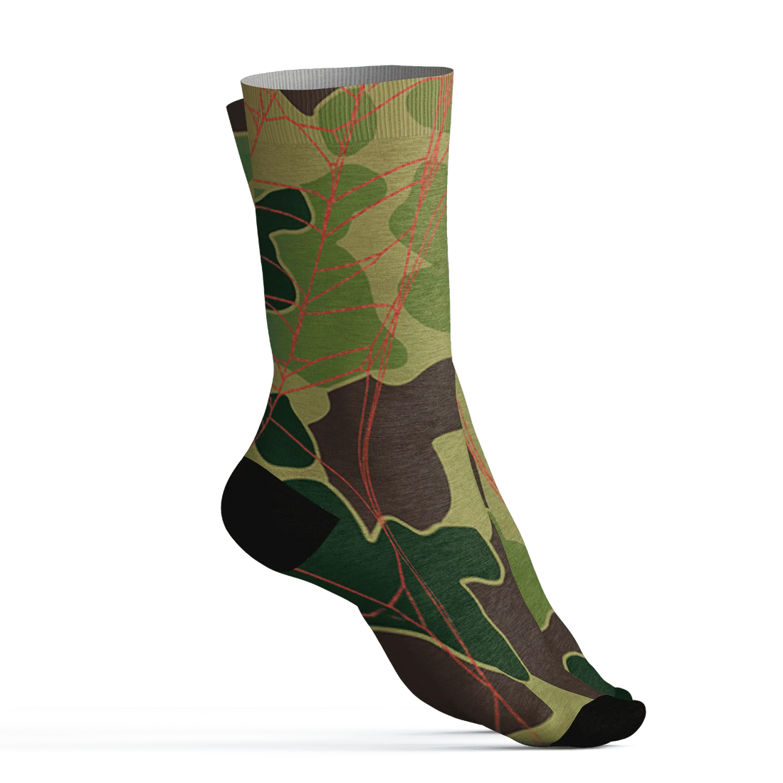 AM-90-Dark-Sage-Solar-Red-NastyJamz-Socks-Match-No-Costume-No-Candy-3D