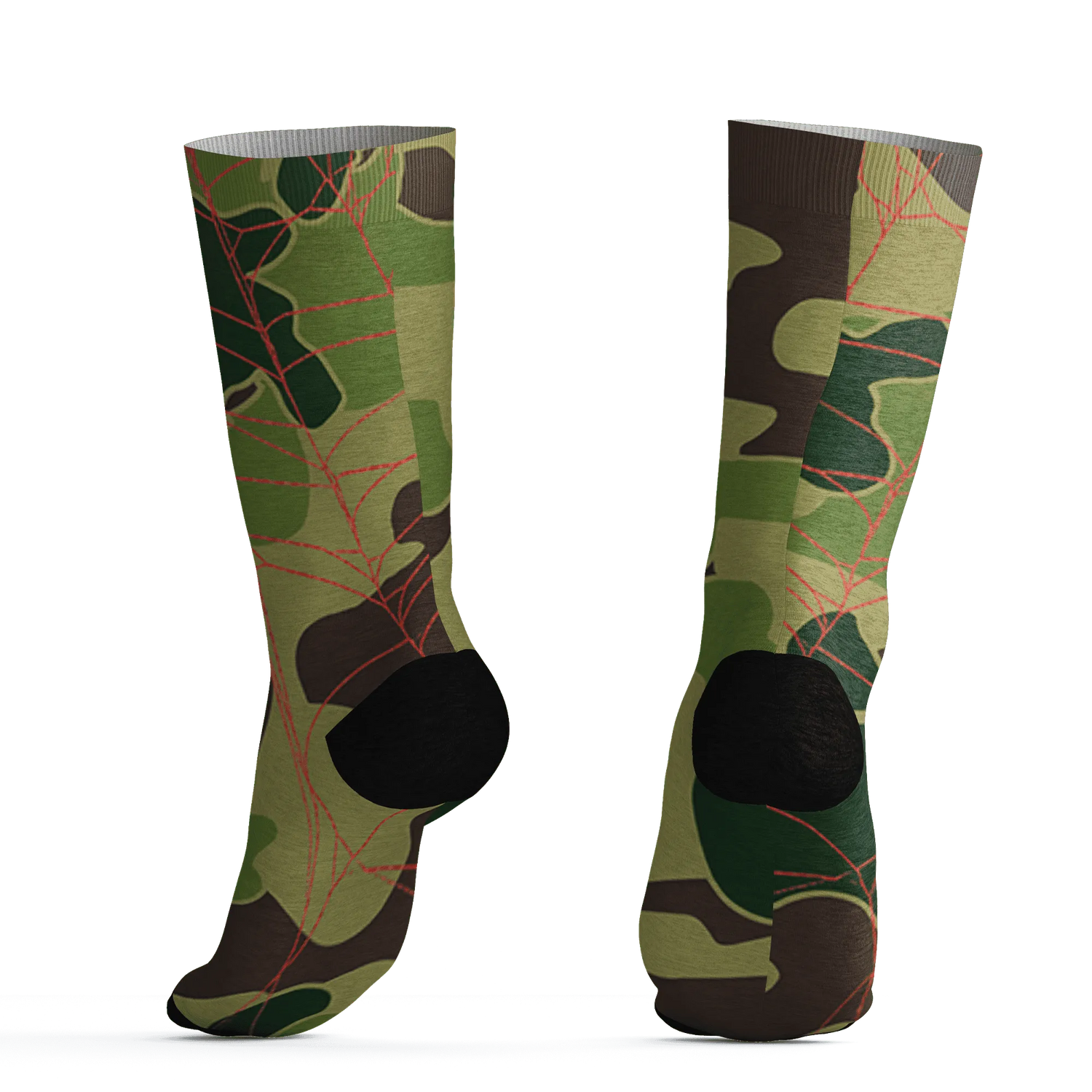 AM-90-Dark-Sage-Solar-Red-NastyJamz-Socks-Match-No-Costume-No-Candy-3D